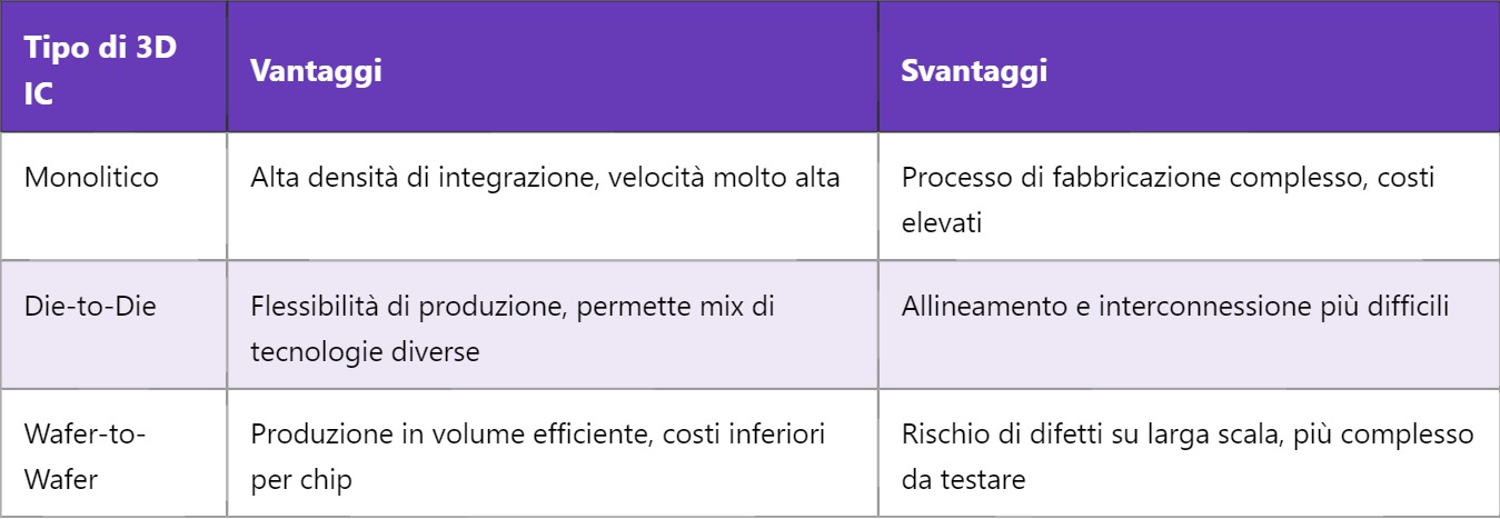 3D IC – Circuito Integrato 3D: cosa devi sapere