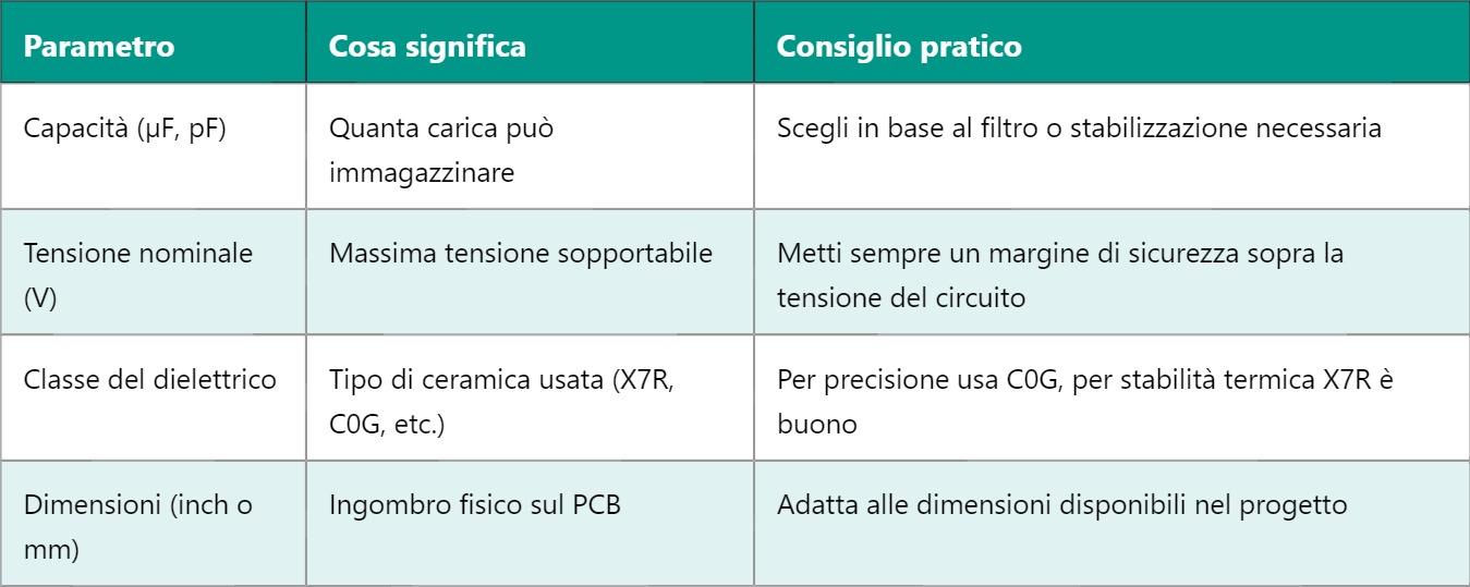 MLCC – Condensatore Ceramico Multistrato