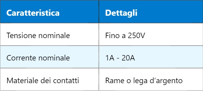 SPST – Interruttore Unipolare Unidirezionale